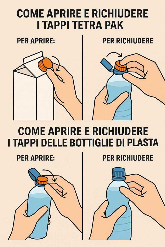 Come aprire i nuovi tappi